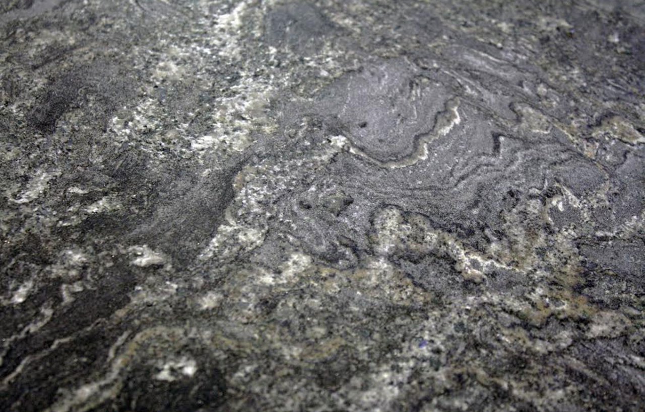 Black leathered hot sale granite