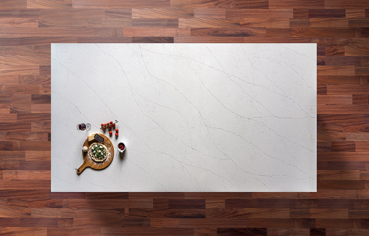 Eternal Statuario Quartz by Mayfair Worktops